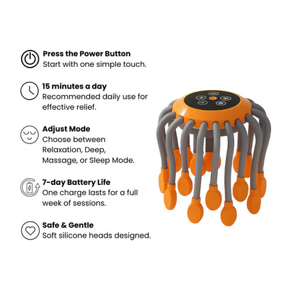 Head Massager for Migraine Relief